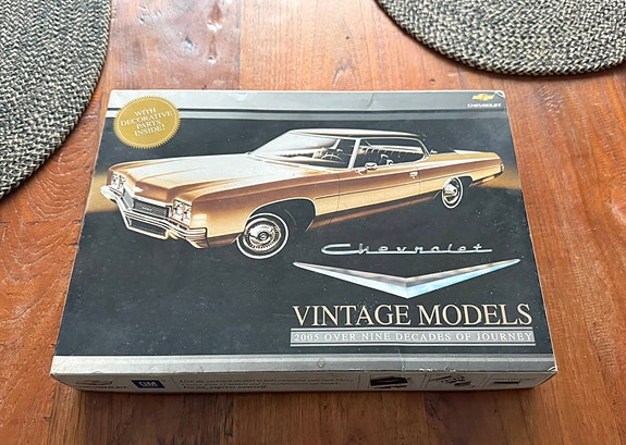 Chevrolet Vintage Models keräilykuvapaketti