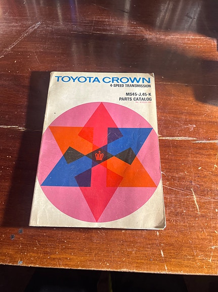 Toyota Crown 1966 varaosaluettelo