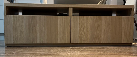 IKEA BESTÅ TV-taso laatikoilla – hyvä kunto / TV bench
