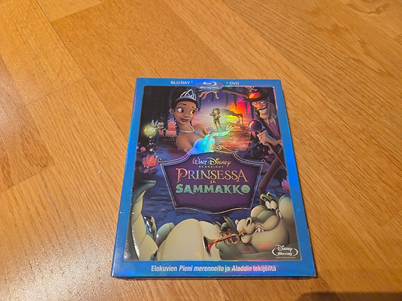 Prinsessa ja Sammakko Walt Disney klassikot Bluray + DVD elokuva