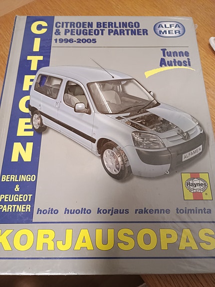 Alfamer Citroën Berlingo ja Peugeot Partner korjausopas 1996–2005