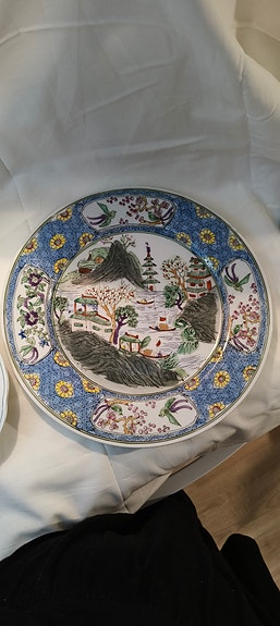 Posliinilautanen, Kiina, 1900-luku