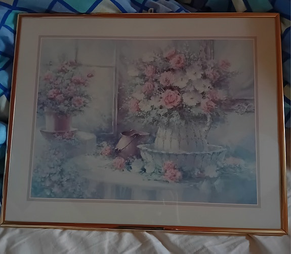 Kukkataulu ruusutaulu romanttinen shabby chic cottage core retro