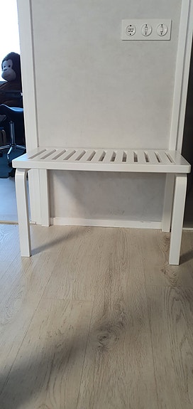 Artek 153B ritiläpenkki, valkoinen