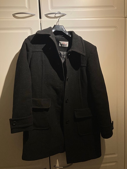 H&M miesten takki S musta polyesteri