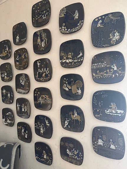 Arabia Kalevala vuosilautaset