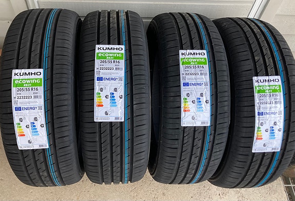Kumho kesärenkaat 205/55R16 (DOT 4725)