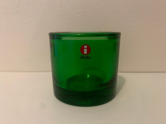 Kivi kynttilälyhty Iittala vihreä