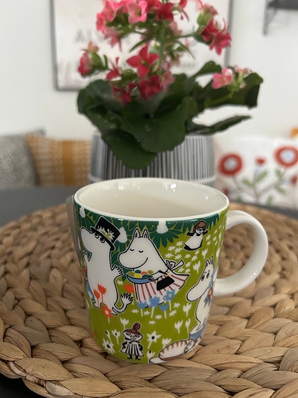 Arabia Muumi Tove 100 muki vihreä