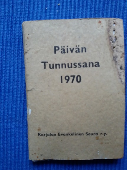 Päivän Tunnussana 1970