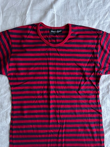Marimekko - tasaraita -pitkä mekko