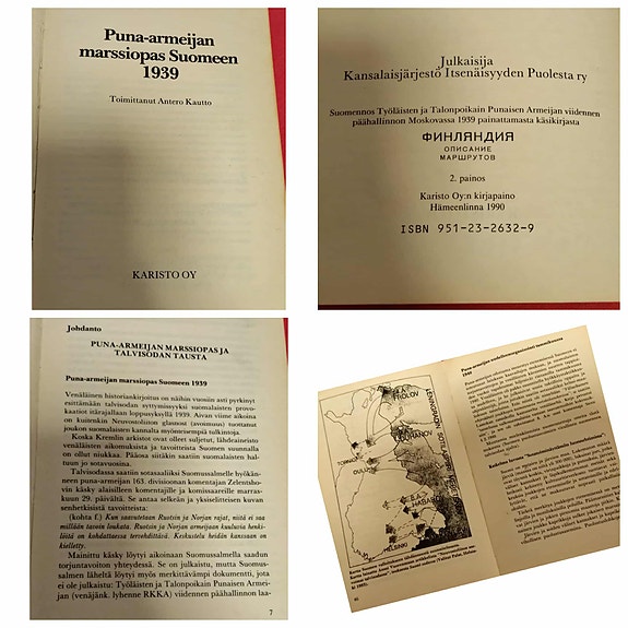Kirja: PUNA-ARMEIJAN MARSSIOPAS SUOMEEN 1939