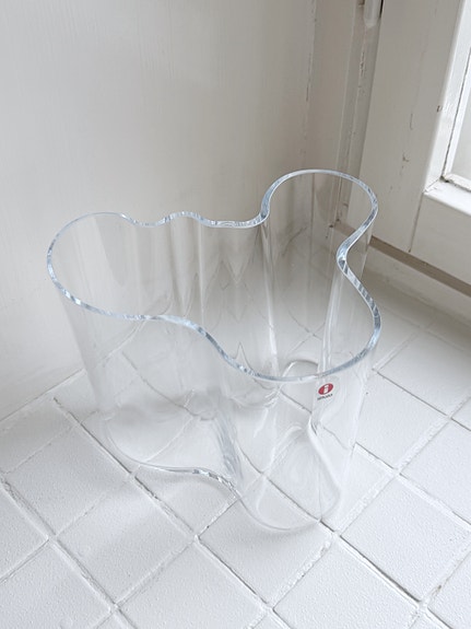 Iittala Aalto maljakko 160 mm kirkas