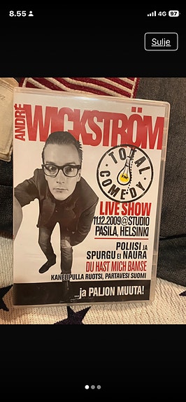 André Wickström Stand-up dvd
