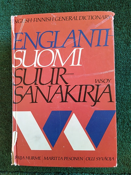 Englanti Suomi suursanakirja, WSOY