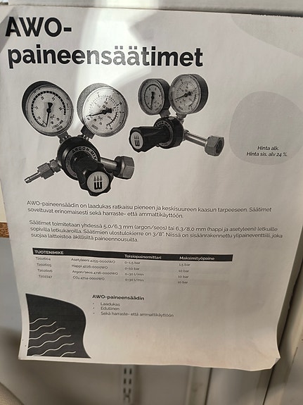 Awo paineen säädin Hiilidioksidi uusi