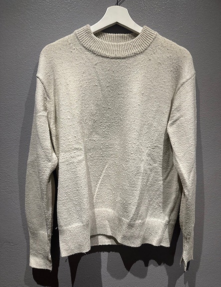 H&M vaalea lämmin ja pehmeä villasekoite villapaita koko M