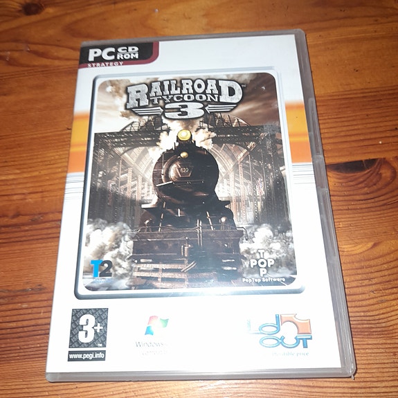 Railroad Tycoon 3 PC-peli, windows XP