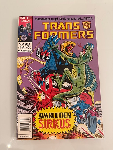 Transformers 1/1989 uusi