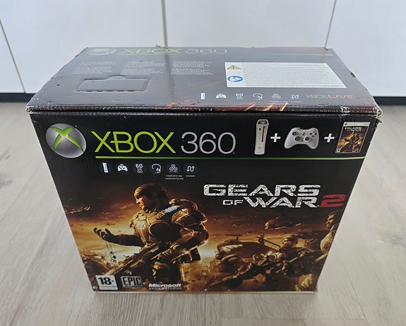 Xbox 360 konsoli - Gears of War 2 Bundle 60GB (White)