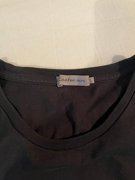 Calvin Klein Jeans miesten t-paita L musta puuvilla