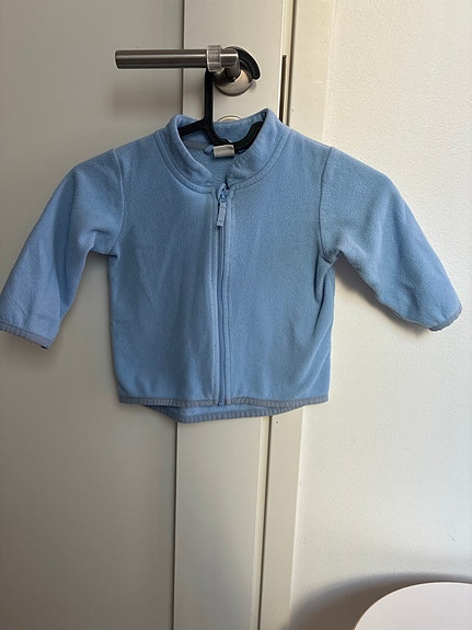 Lindex fleece-takki koko 80 vaaleansininen unisex