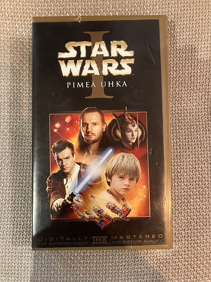 Star Wars Episodi I Pimeä uhka VHS-kasetti