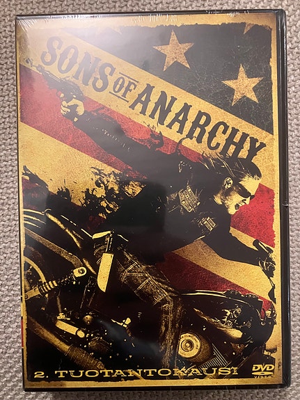 Avaamaton Sons of Anarchy dvd-boksi kaudet 1–2