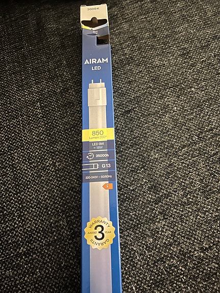 Uusi Airam LED-putki G13, 590 mm