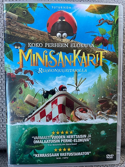 Minsankarit Ruohojuuritasolla DVD-elokuva koko perheelle