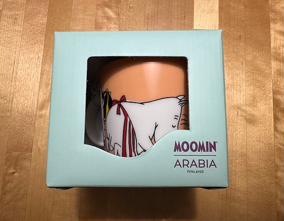 Muumimamma muki 80v juhlapakkaus Muumimuki Muumi Moomin Arabia