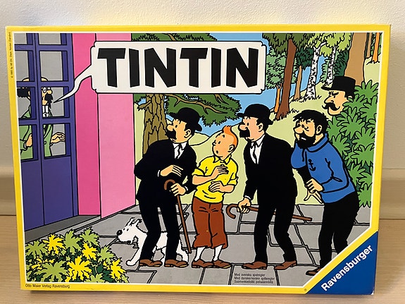 Tintin (Tintti) lautapeli 80-luvulta