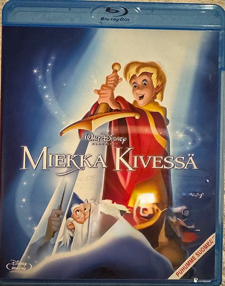 Walt Disney Miekka kivessä Blu-ray-elokuva