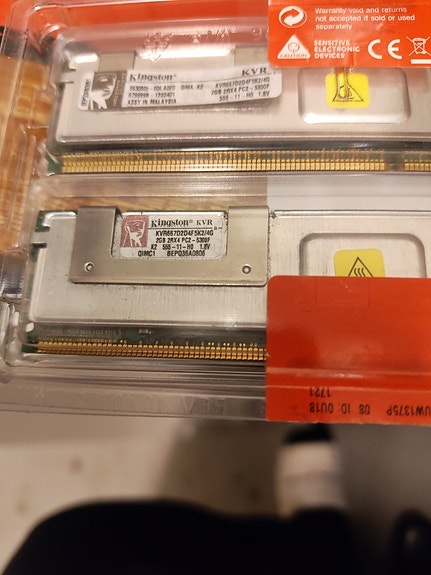Kingston RAM-muistit 8 Gt KVR667D2D4F5K2/4G