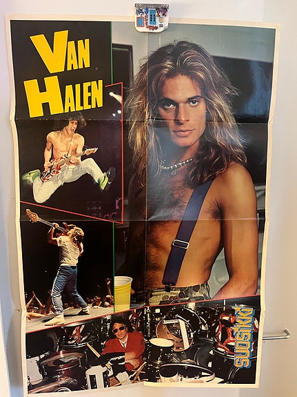 Van Halen / Paul Young juliste