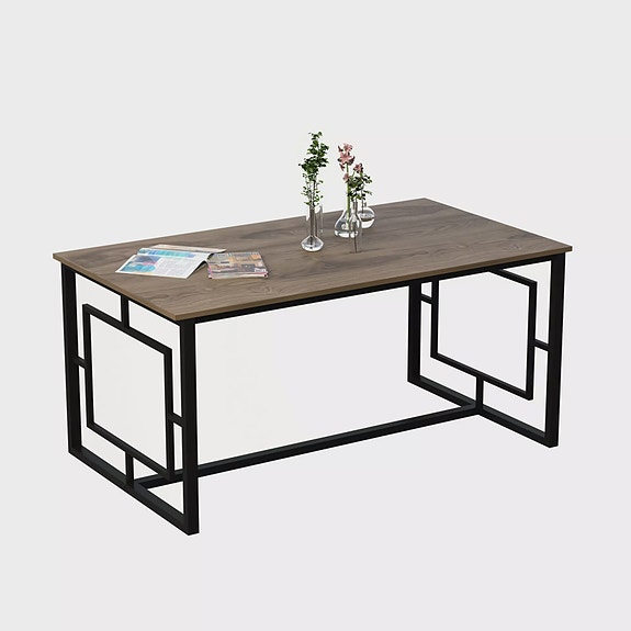 Moderni ja Monikäyttöinen Ruokapöytä - 160x76x90 cm, Pähkinä Musta, 100% M