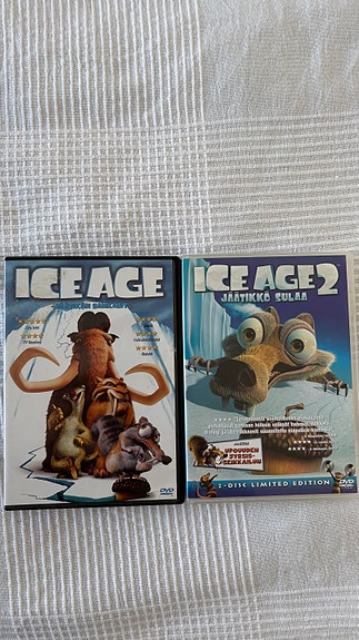 Ice Age ja Ice Age 2 -DVD:t