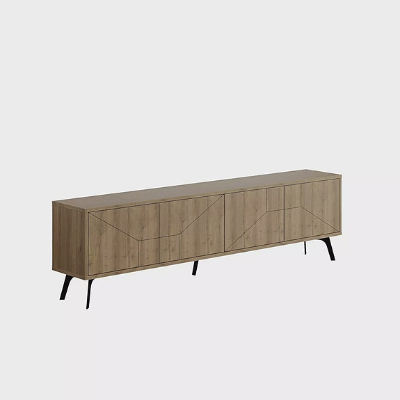 Moderni TV-taso, Hitit-väri, 100% melamiinipinnoitettu lastulevy, 180x50x29,6 c