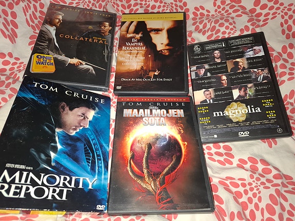 DVD-elokuvat Tom Cruise kokoelma 5 kpl