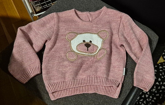 Söpö nalle neule koko 92cm