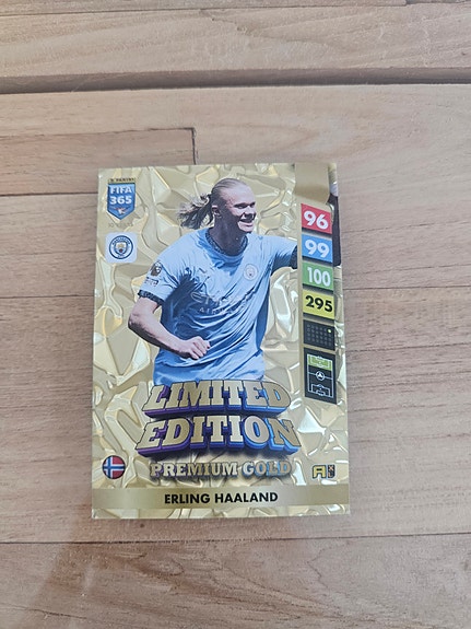 Limited edition Haaland keräilykortti