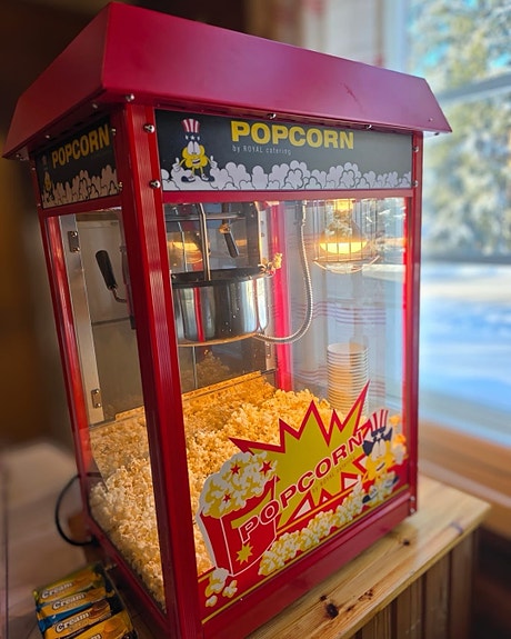 Popcorn-kone vuokralle