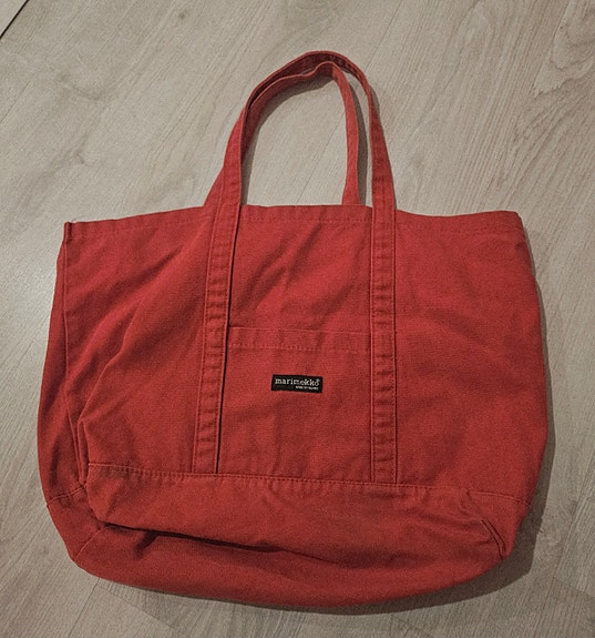 Marimekko kangaslaukku, punainen