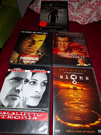 Mel Gibson elokuvat DVD-paketti 5kpl