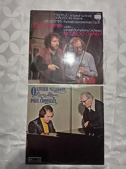 Klassinen musiikki LP-levyt sekalaisten säveltäjien kokoelma