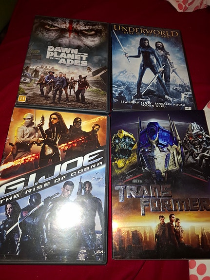 DVD-elokuvapaketti 4kpl sci-fi