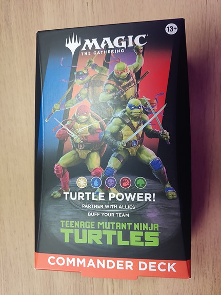 MTG  - Magic The Gathering TMNT Turtles Commander deck