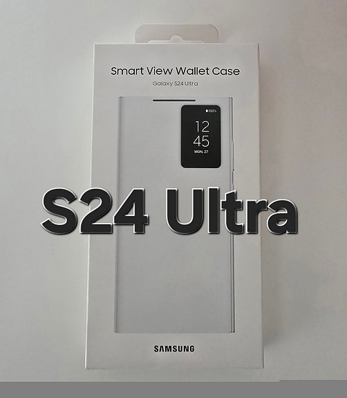 UUSI - Samsung Galaxy S24 Ultra Smart View Wallet Case