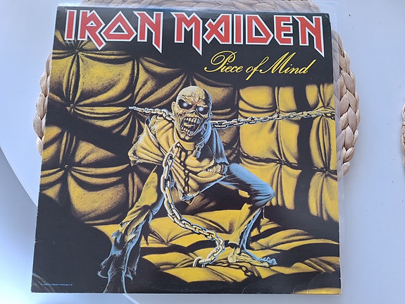 Iron Maiden Piece of Mind lp-levy