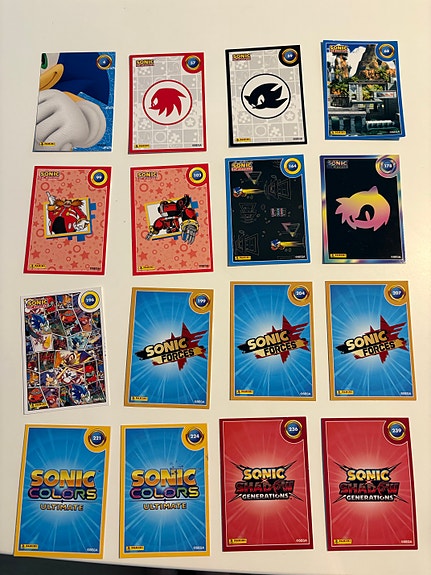 Sonic the Hedgehog keräilykortit